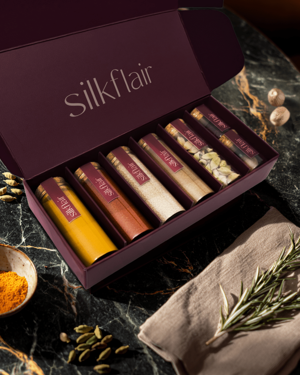 1862 - L’Arte dei Cocktail | Box gourmet con 7 botaniche e spezie per mixology | Edizione limitata 2025 - Silkflair