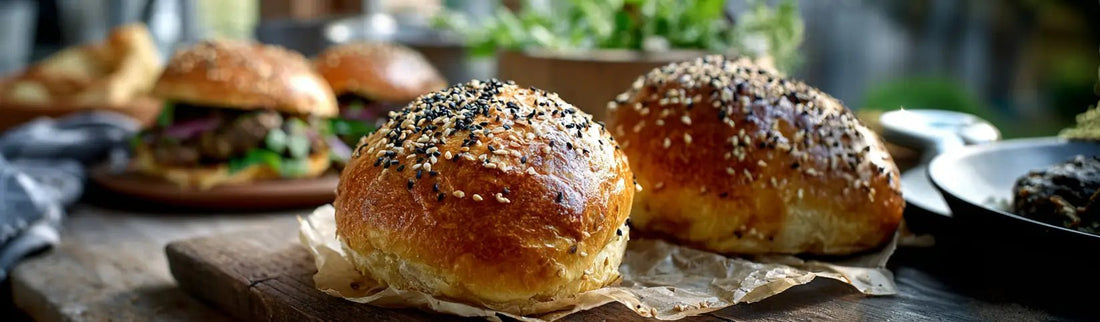 Burger buns curcuma & zenzero - Silkflair