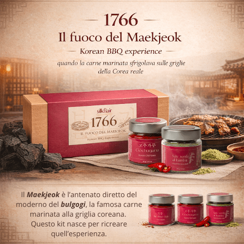 1766 - Il fuoco del Maekjeok (Korean BBQ Experience) - Silkflair