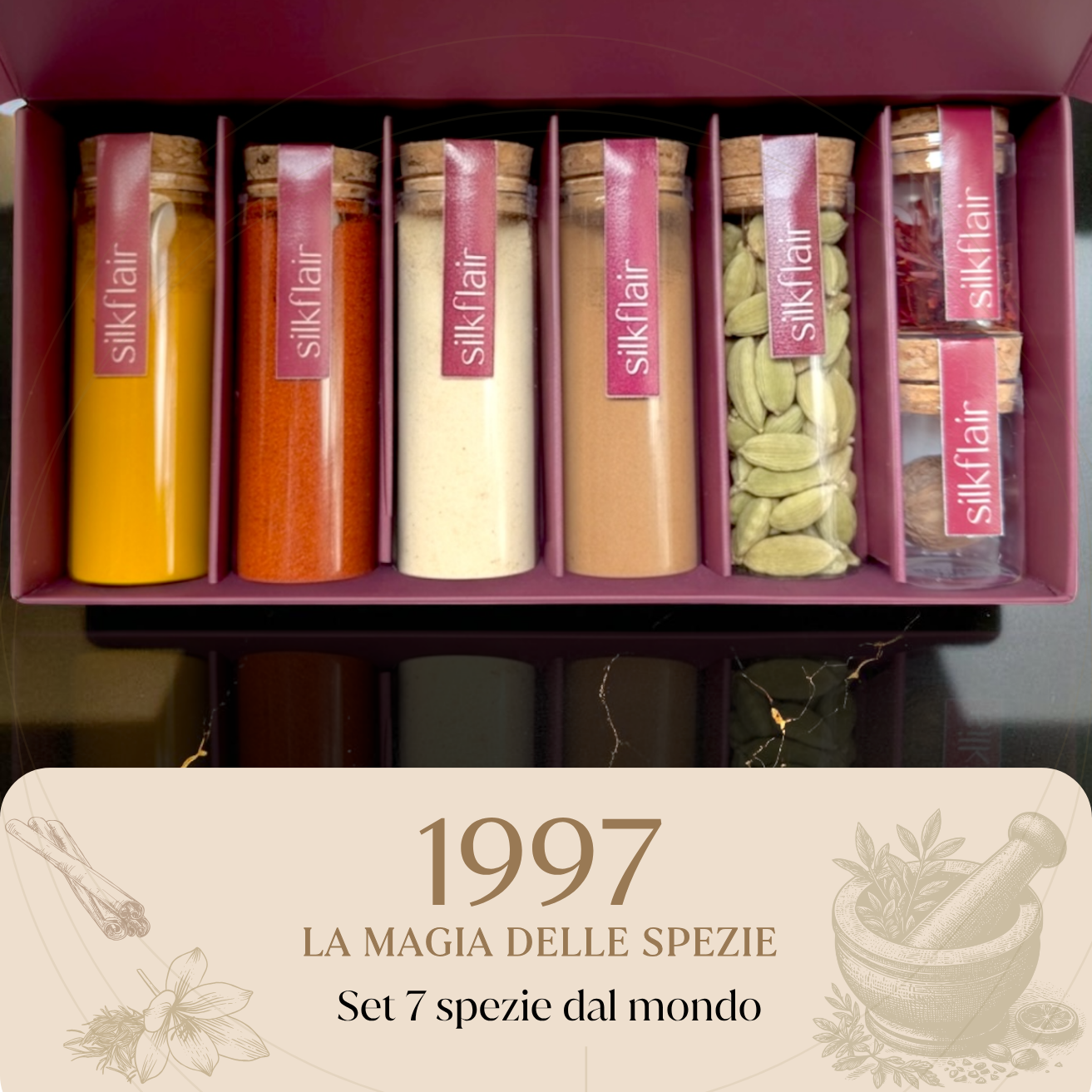 1997 - La Magia delle Spezie | Box gourmet con spezie pregiate dal mondo | Edizione limitata 2025
