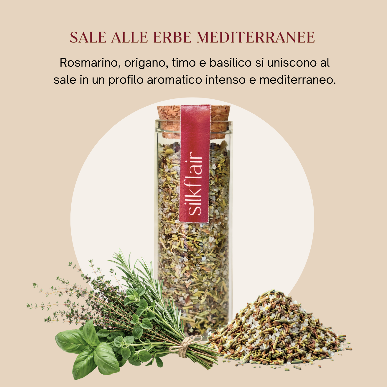4 Sali Aromatici - Limone, Erbe Mediterranee, Aceto Balsamico e Ibisco