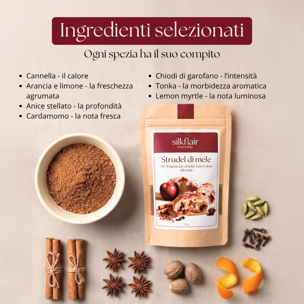 Mix di spezie Strudel di mele | Silkflair Everyday