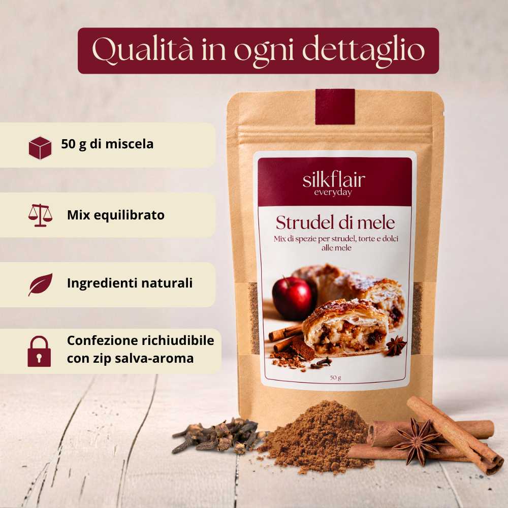 Mix di spezie Strudel di mele | Silkflair Everyday