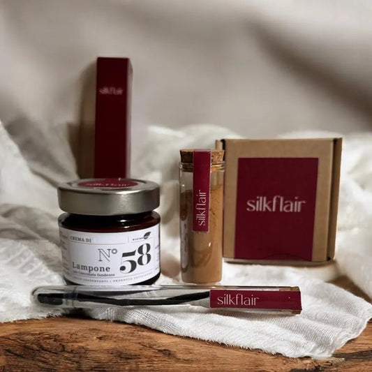 Dolce abbraccio - box vaniglia, cannella di Ceylon e crema fondente ai lamponi - Silkflair