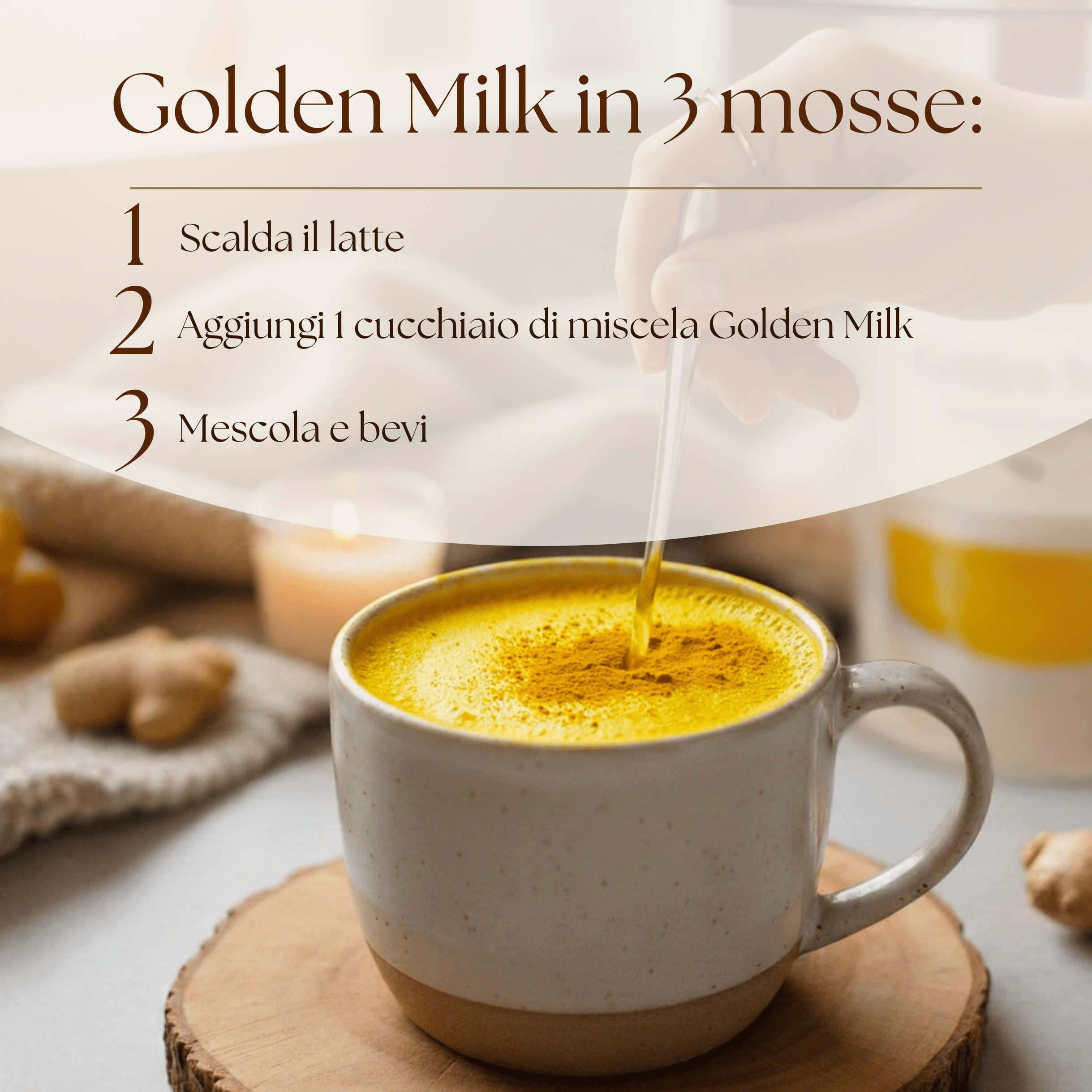 Golden Milk Silkflair - blend per latte alla curcuma - Silkflair
