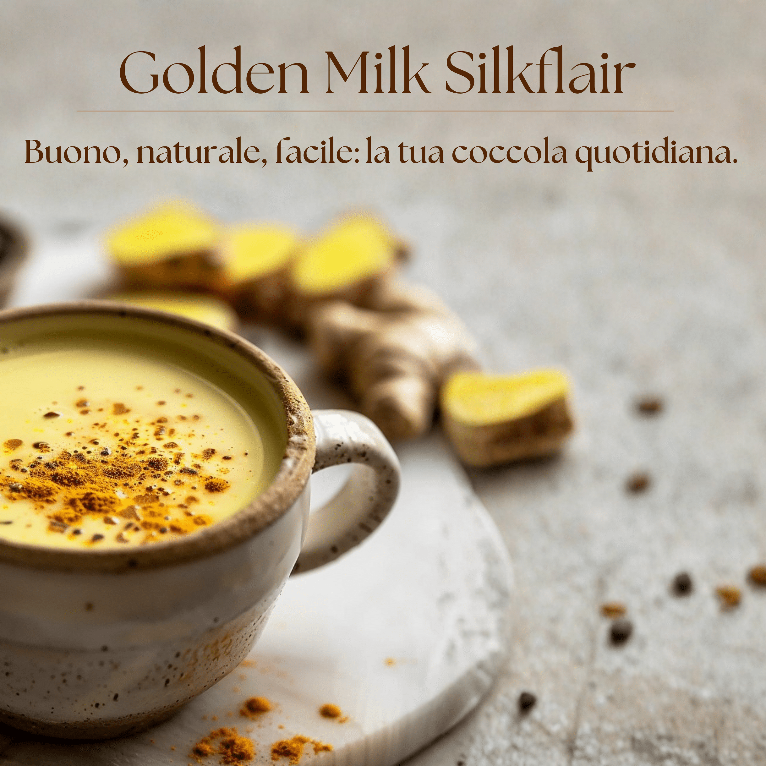 Golden Milk Silkflair - blend per latte alla curcuma - Silkflair