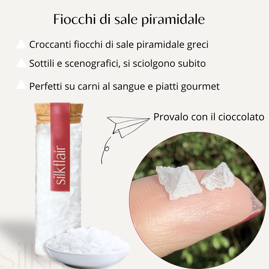Hawaiian colors – set 4 sali Hawaii (Sale rosso - sale verde - sale nero - fiocchi di sale) - Silkflair