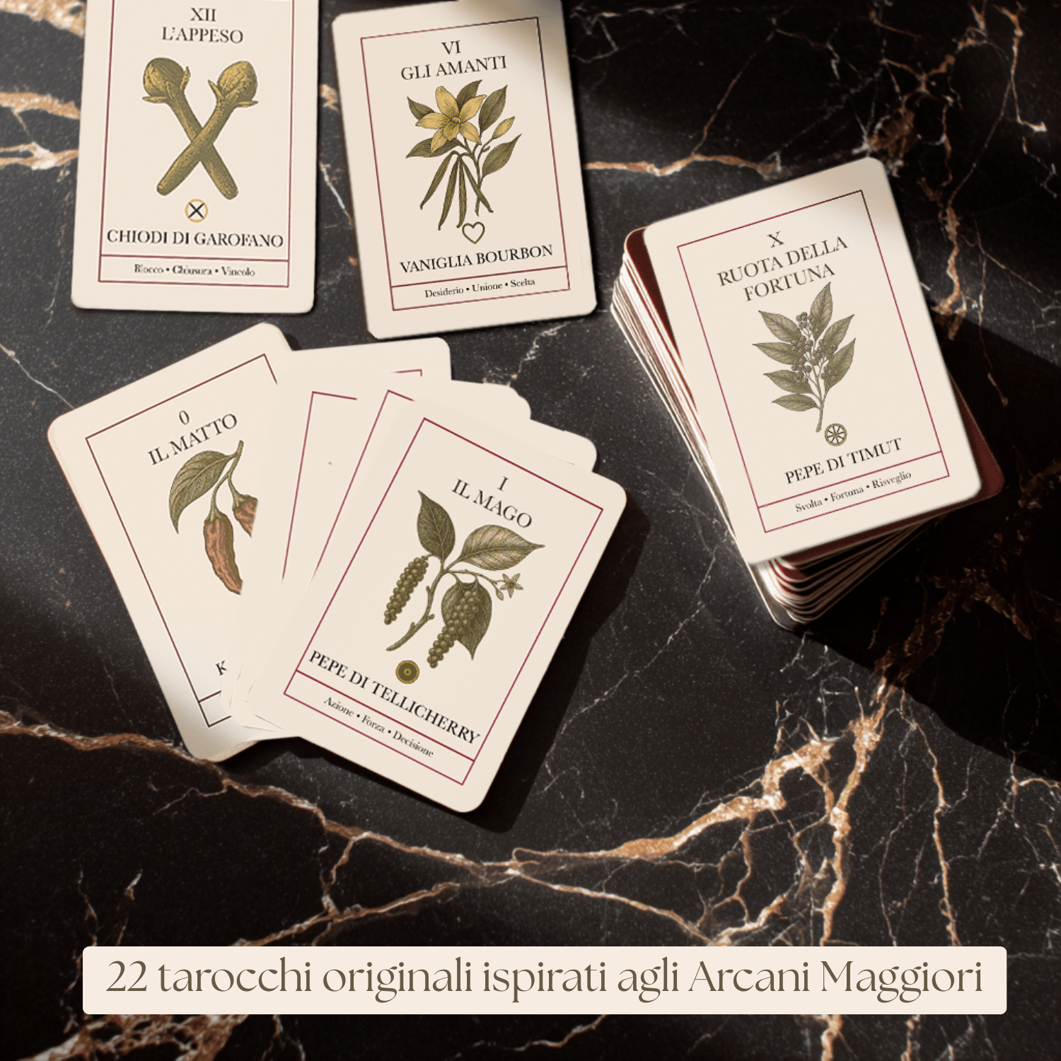 I Tarocchi delle Spezie – Silkflair | Box edizione limitata ispirata agli Arcani Maggiori - Silkflair