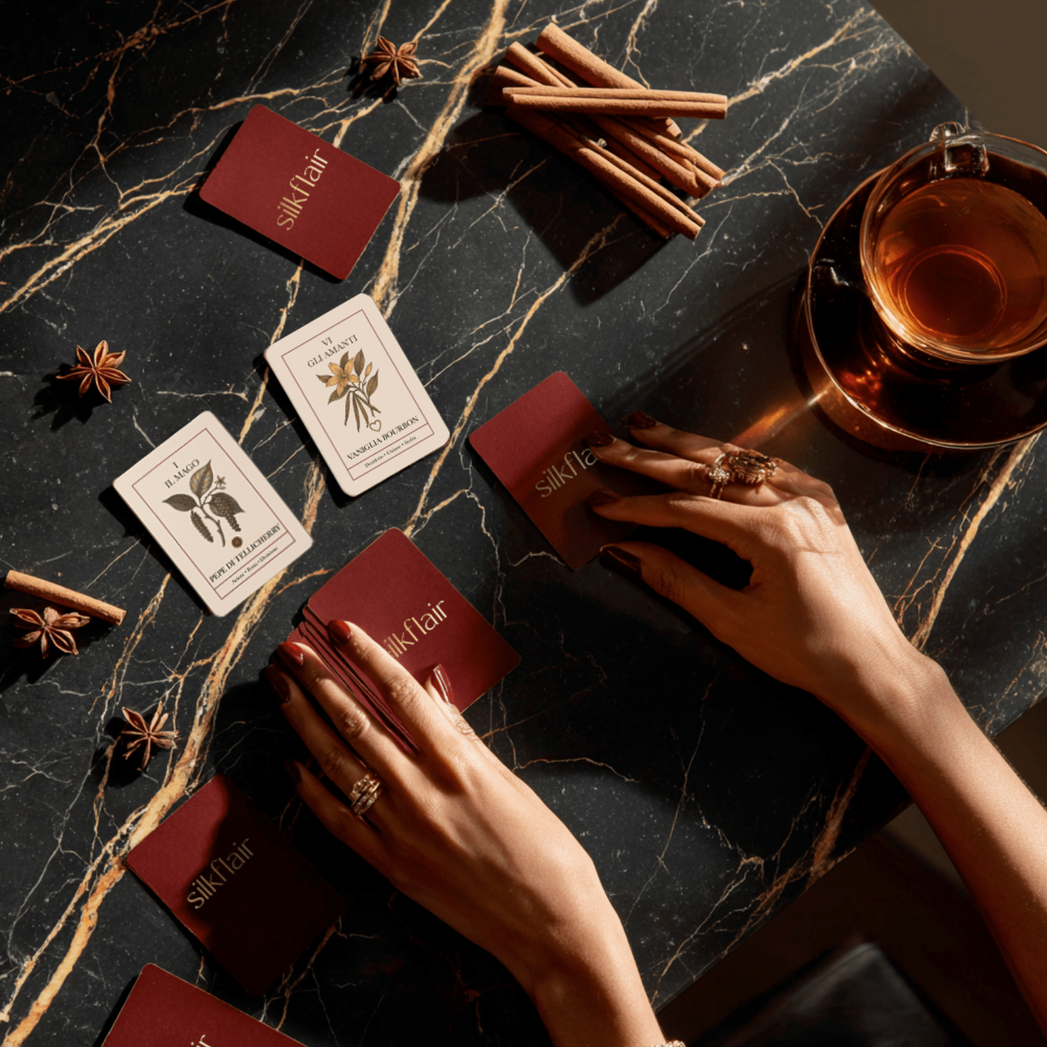 I Tarocchi delle Spezie – Silkflair | Box edizione limitata ispirata agli Arcani Maggiori - Silkflair