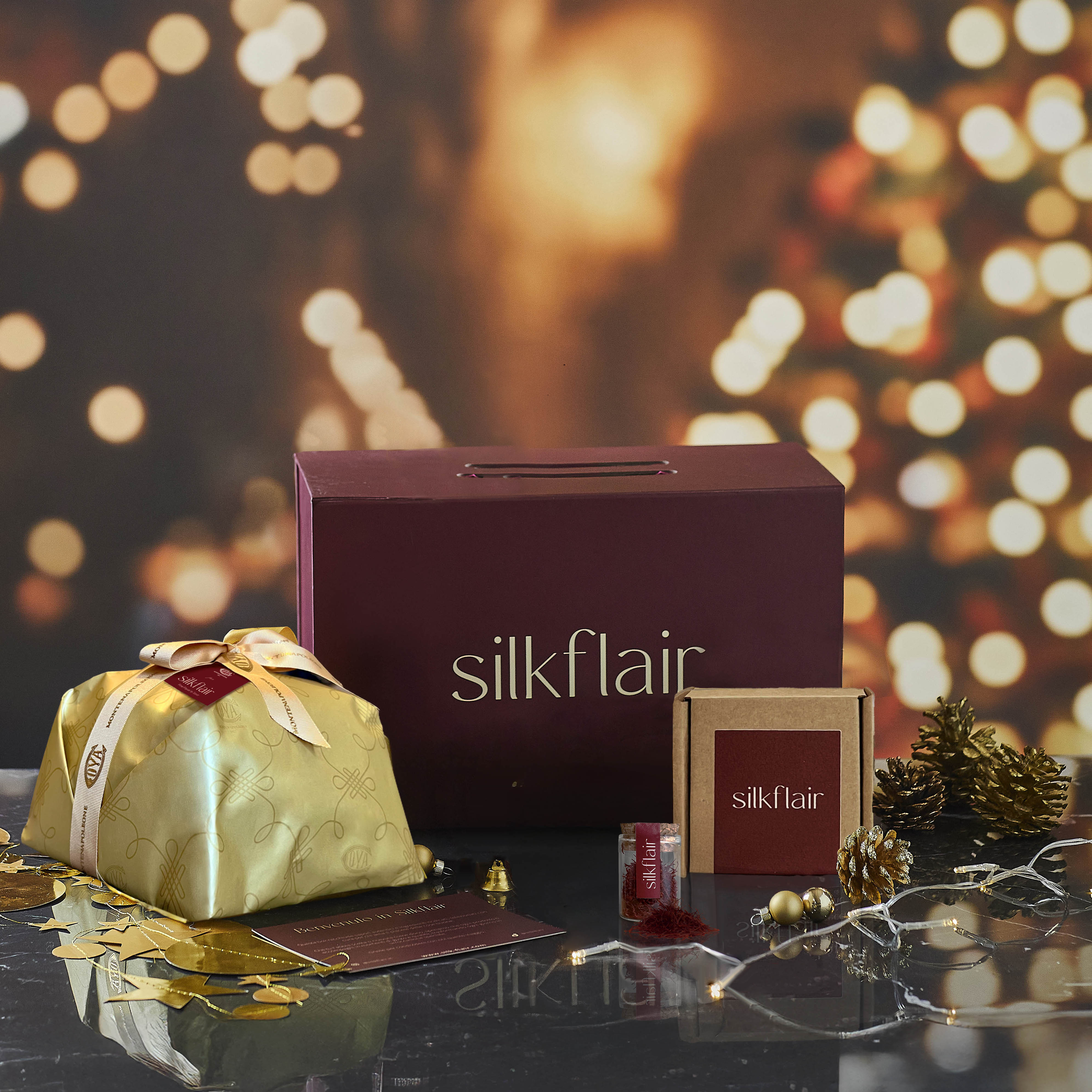 Panettone allo zafferano - Cova Montenapoleone per Silkflair - Silkflair
