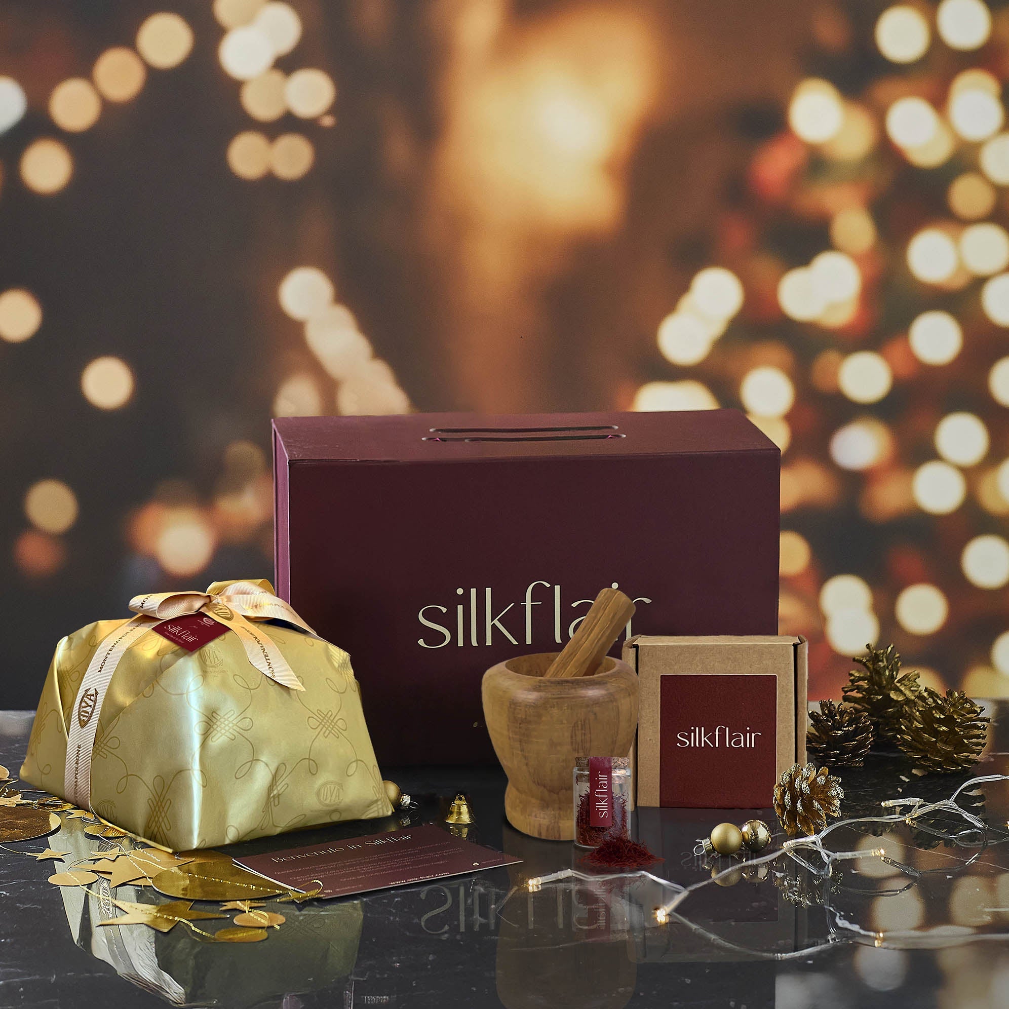 Panettone allo zafferano - Cova Montenapoleone per Silkflair - Silkflair