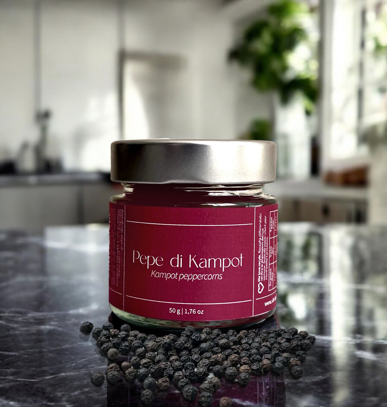 Set pepe di Kampot e macinapepe - Silkflair