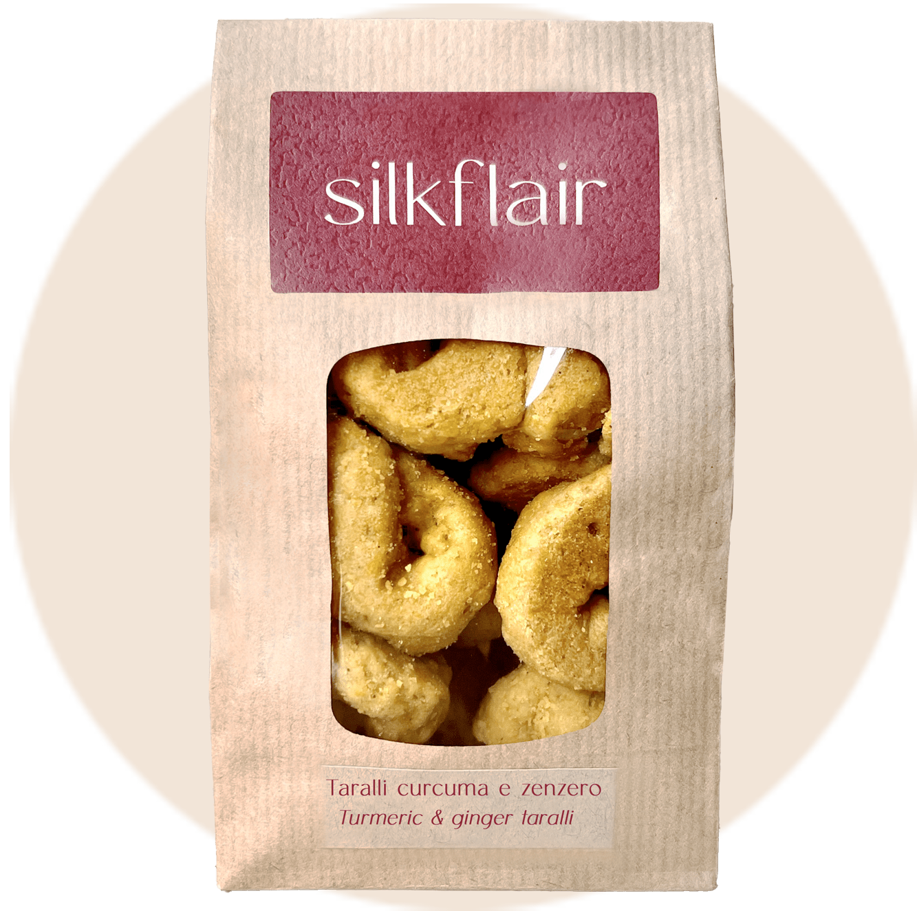 Taralli artigianali pugliesi alla curcuma e zenzero - Silkflair